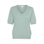  Kaffe V-neck pullover KALizza Granite Green SL